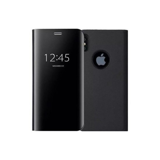 FUNDA FLIP CLEAR VIEW IPHONE X/XS NEGRO FUNDA FLIP CLEAR VIEW IPHONE X/XS NEGRO